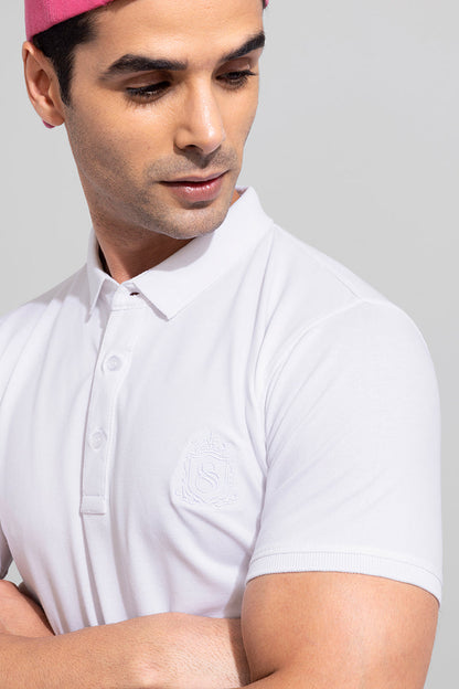 The Shishu White Polo T-Shirt | Relove