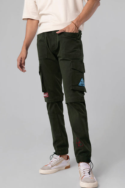 Functional Olive Cargo Pant | Relove