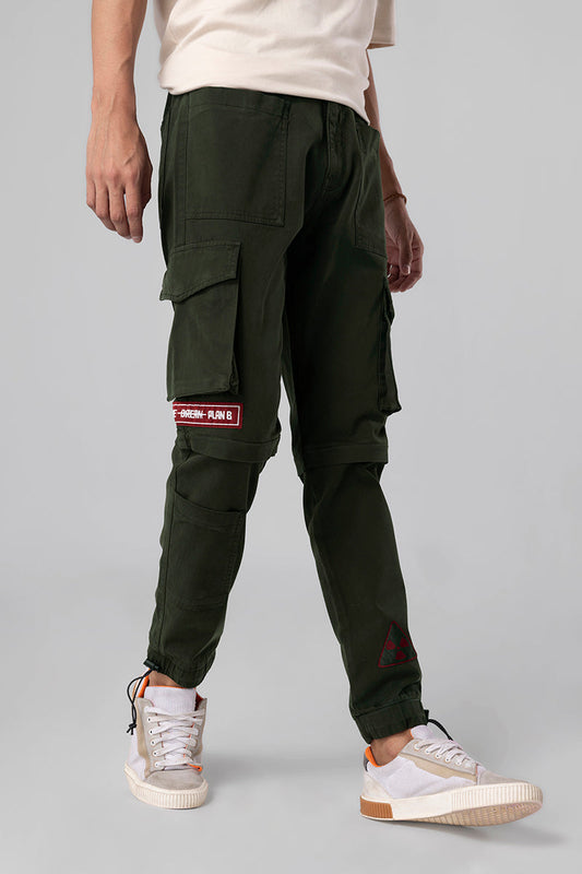 Functional Olive Cargo Pant | Relove