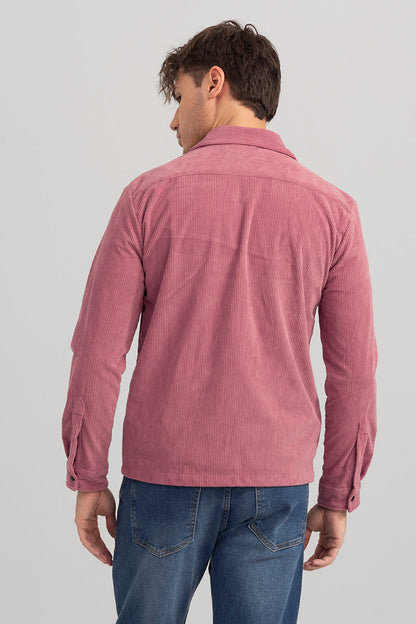 Artic Pink Corduroy Overshirt | Relove