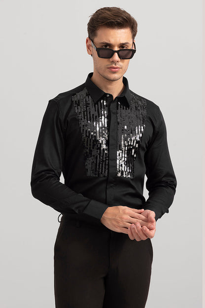 Sequence Tuxe Black Shirt | Relove