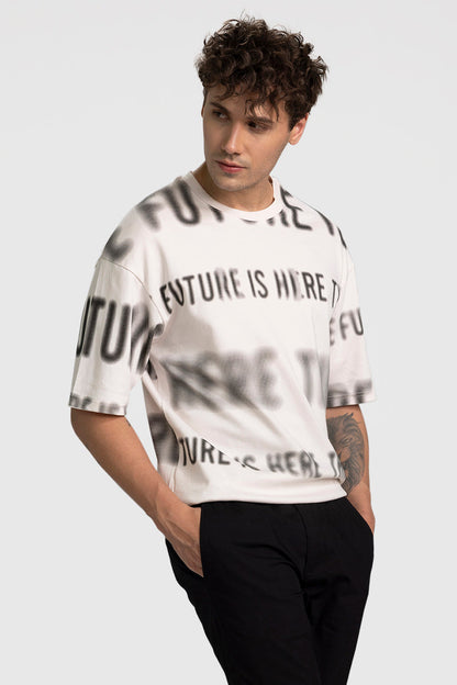 Future Off-White Oversized T-Shirt | Relove