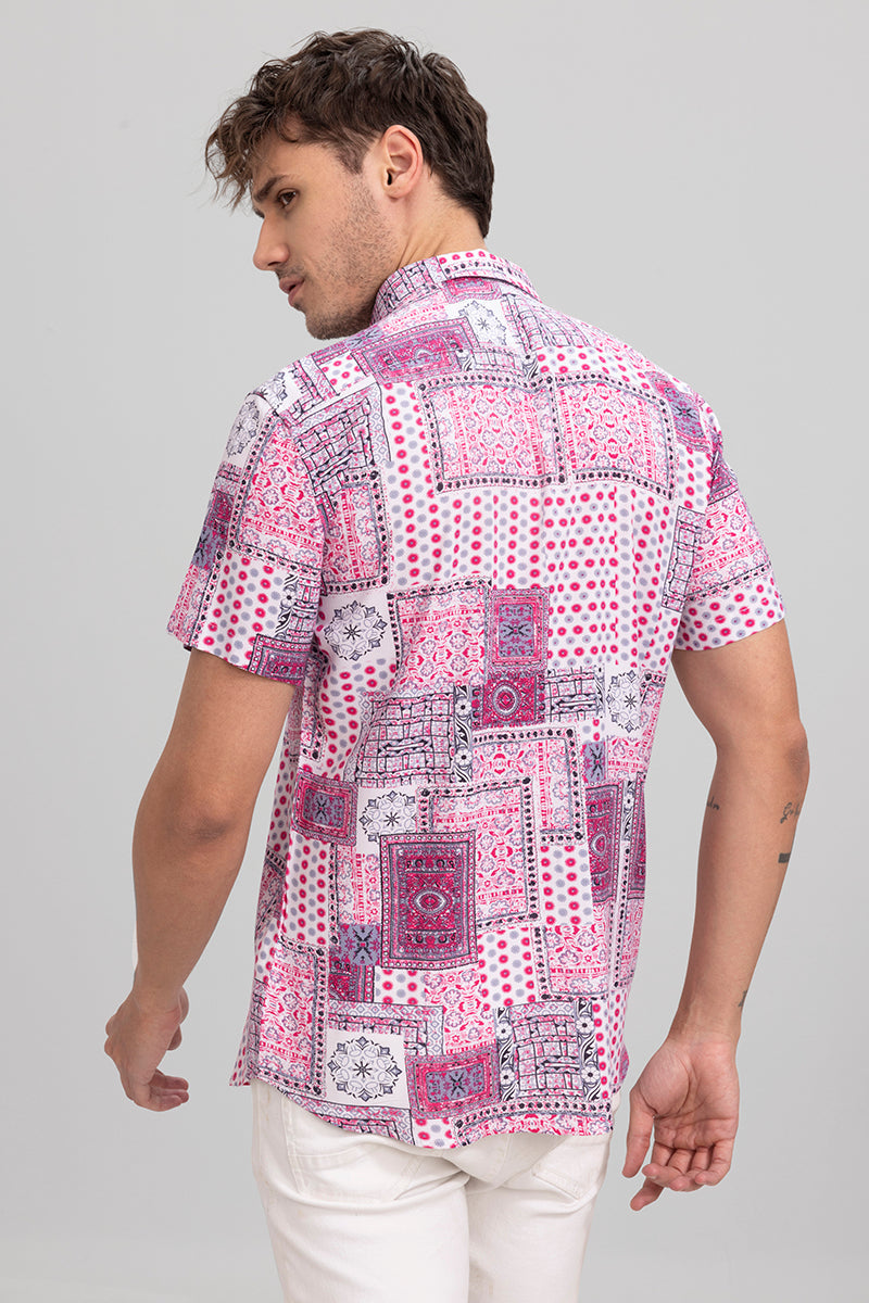 Baroque Bandana Pink Shirt | Relove