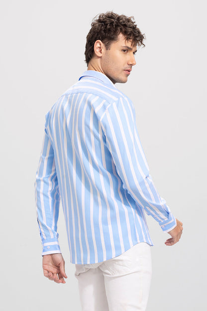 Awning Stripe Blue Shirt | Relove