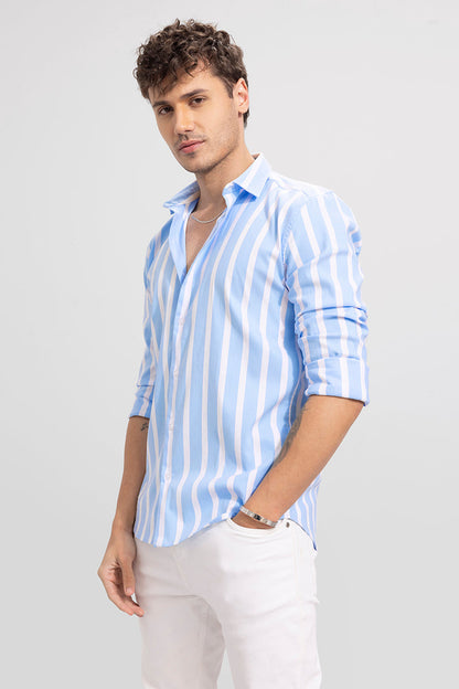 Awning Stripe Blue Shirt | Relove