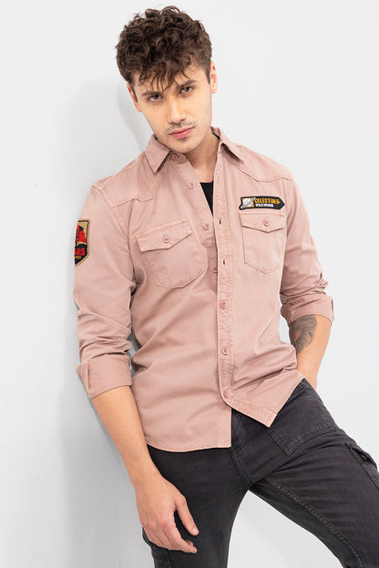 Aplique Cargo Peach Shirt | Relove