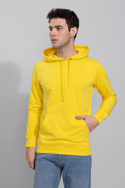 Solid Yellow Hoodie | Relove