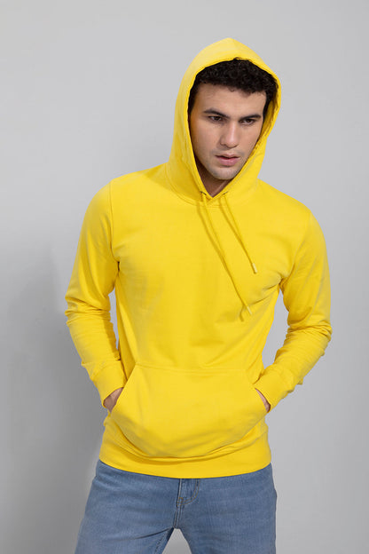 Solid Yellow Hoodie | Relove