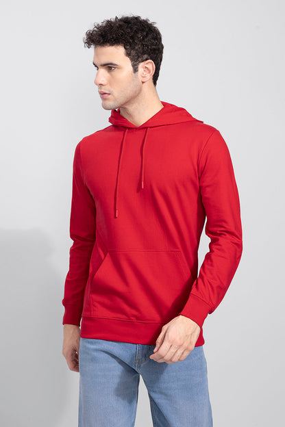 Solid Red Hoodie | Relove
