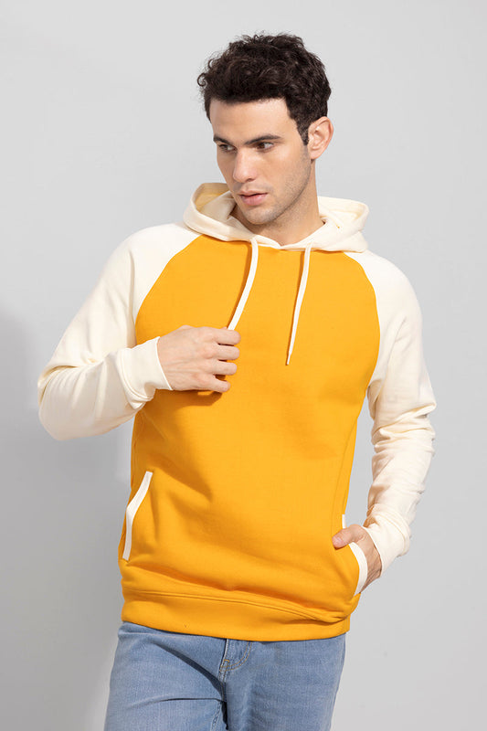 Calido Mustard Fleeced Hoodie | Relove