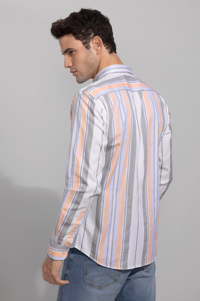 Radiant Stripe Blue Shirt | Relove