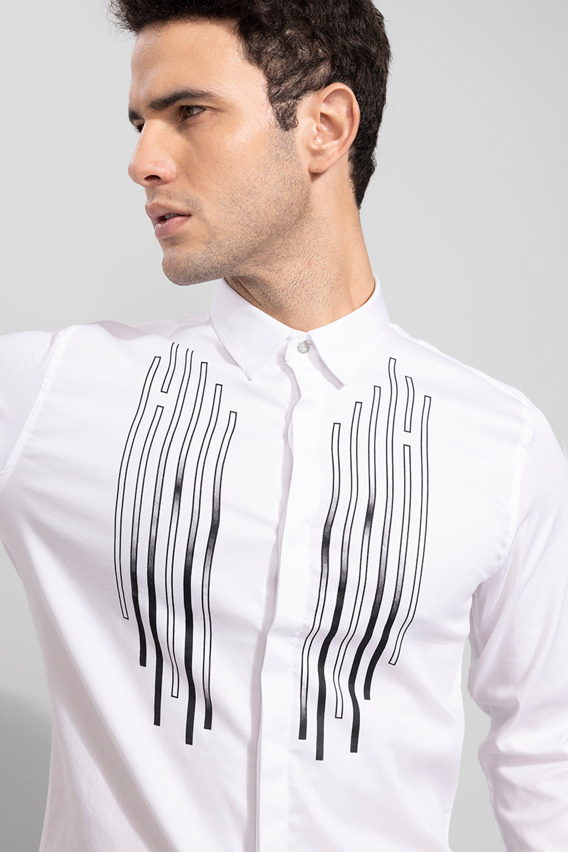Box Stripe White Shirt | Relove