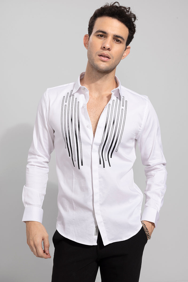 Box Stripe White Shirt | Relove