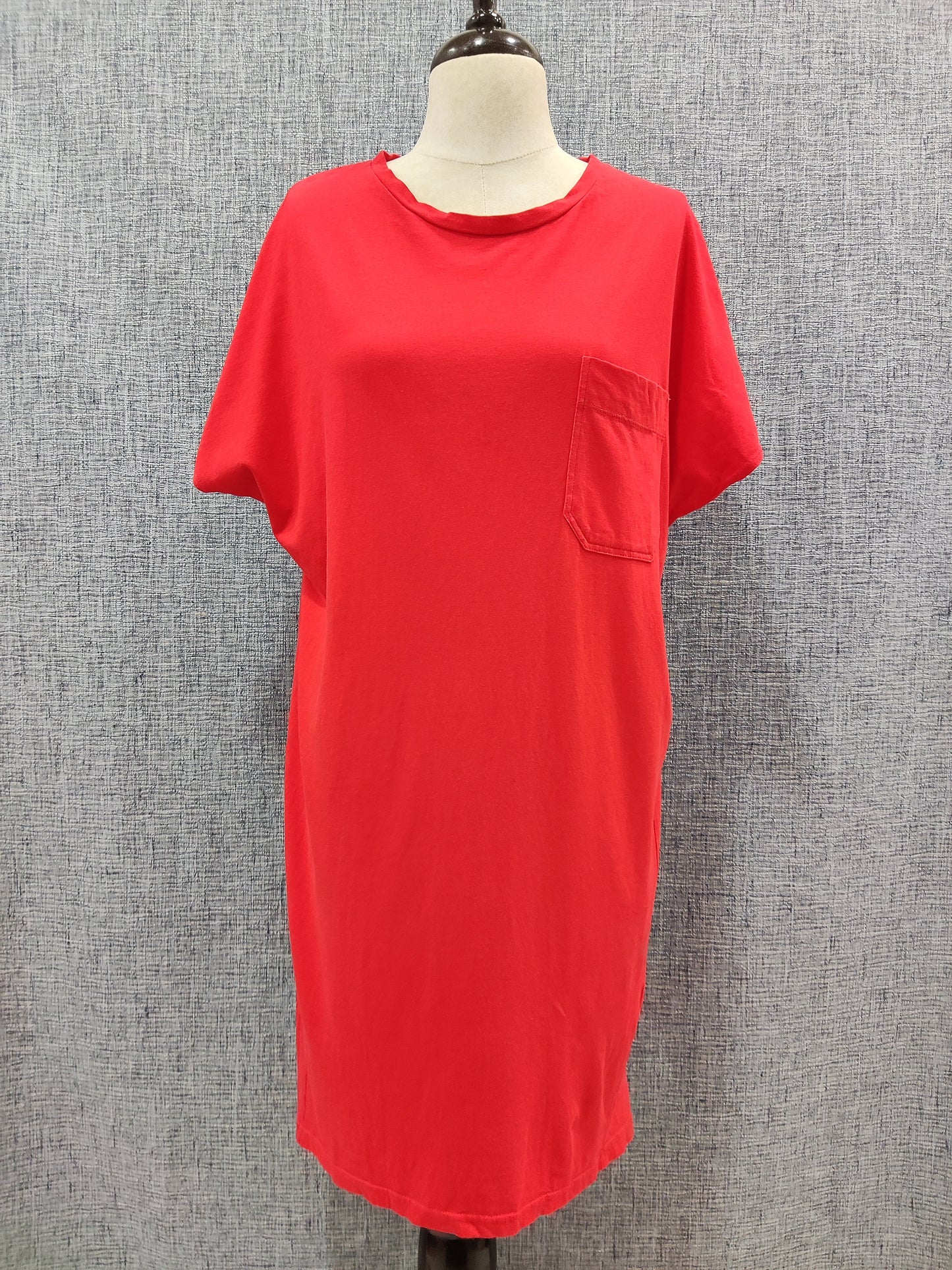 ZARA Jersey Red Shift Dress | Relove