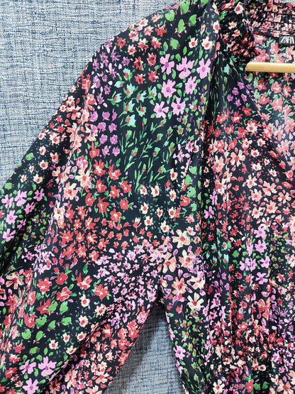 ZARA Multi Colour Floral Jumpsuit | Relove