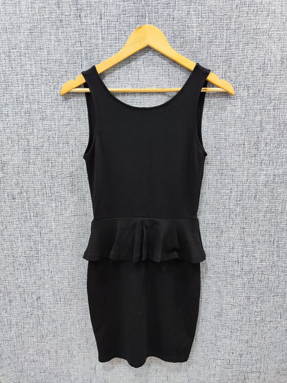 ZARA Black Peplum Dress | Relove