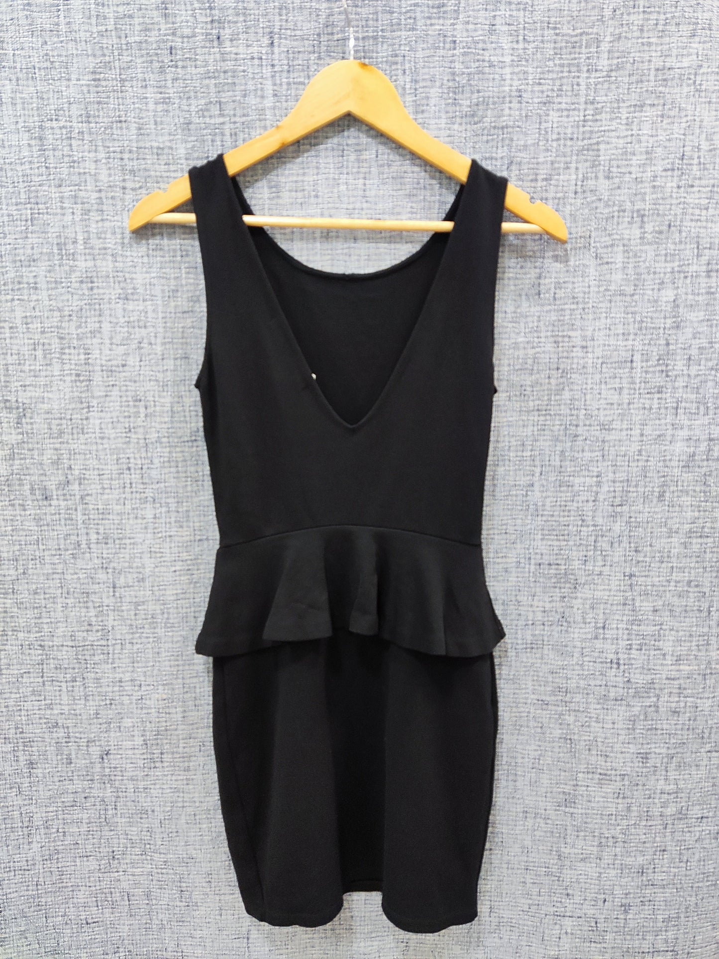 ZARA Black Peplum Dress | Relove