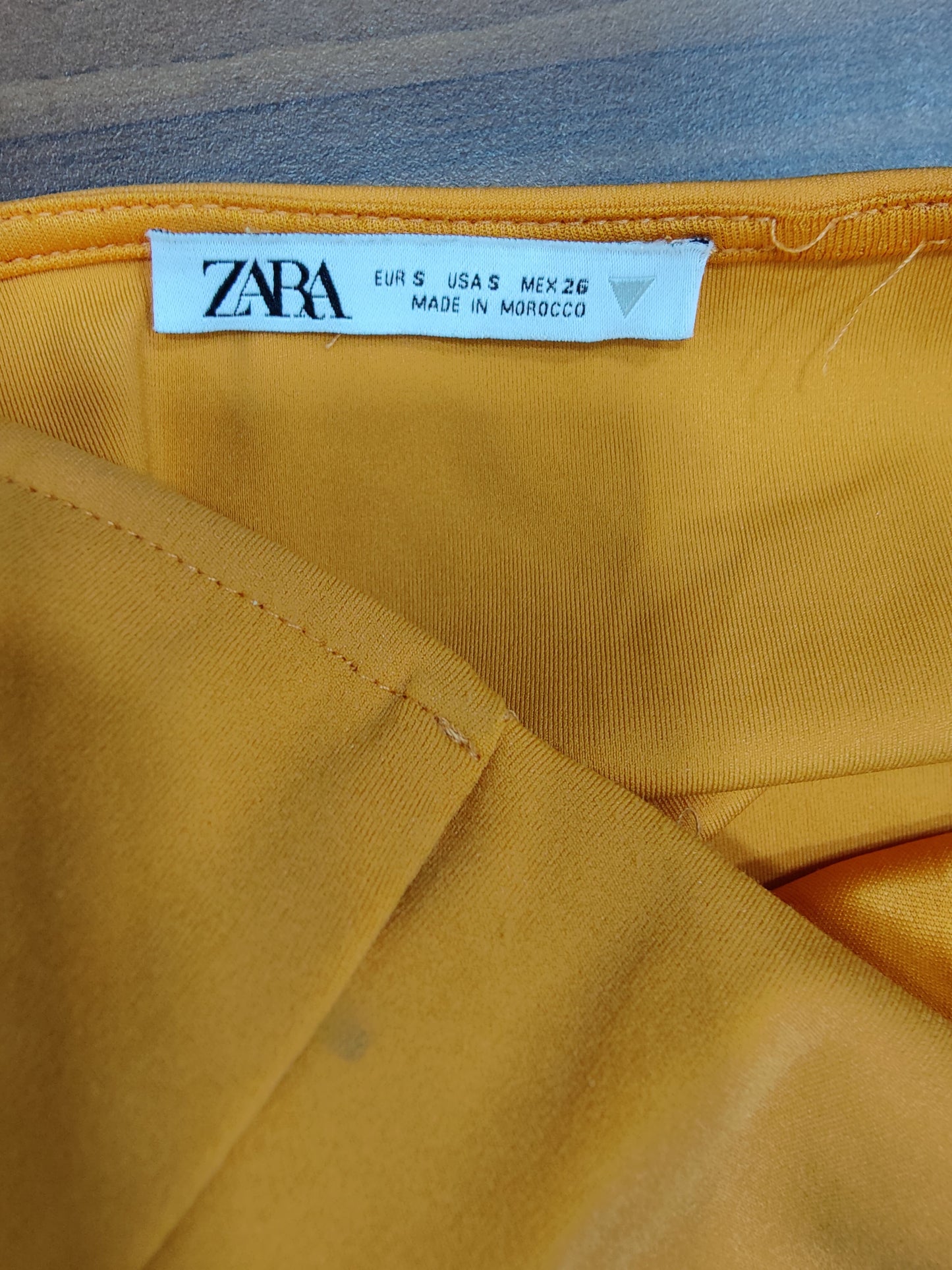 ZARA Orange Bodysuit | Relove