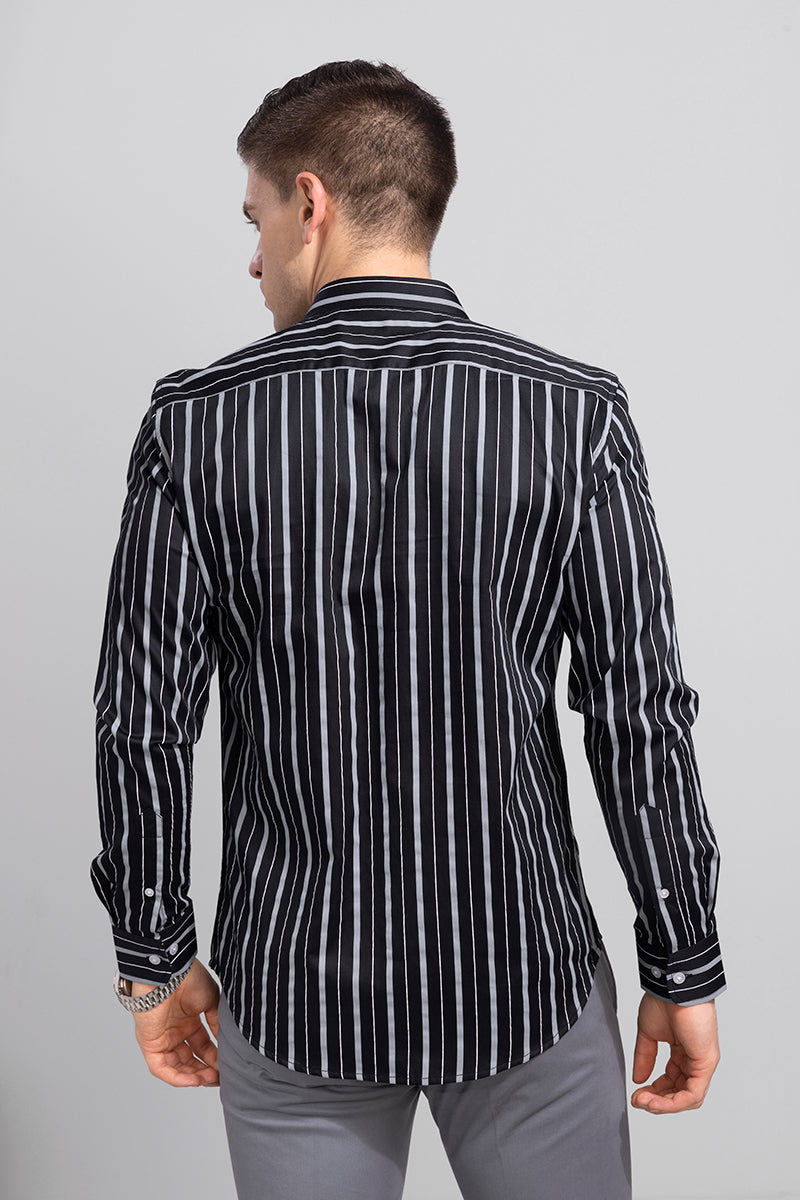 Hoary Black Stripe Shirt | Relove