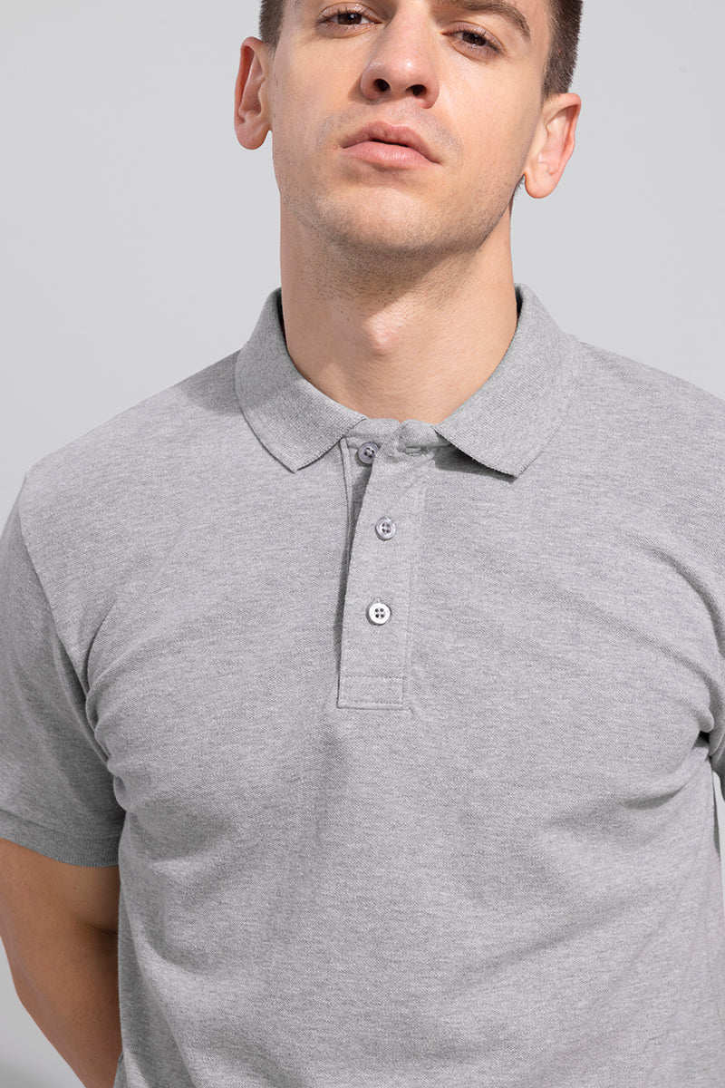 America Polo Grey T-Shirt | Relove