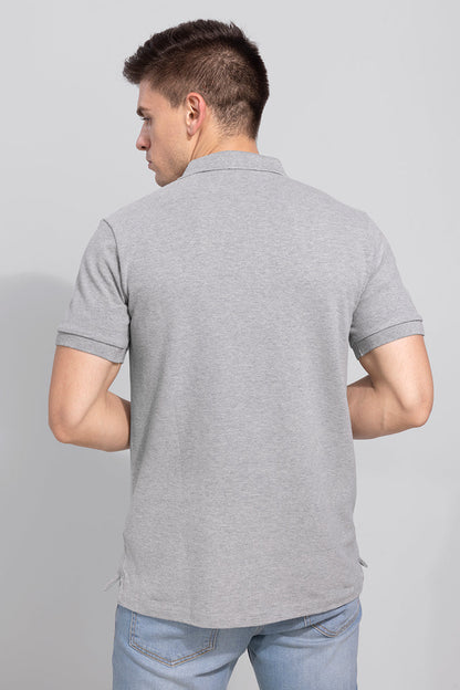 America Polo Grey T-Shirt | Relove