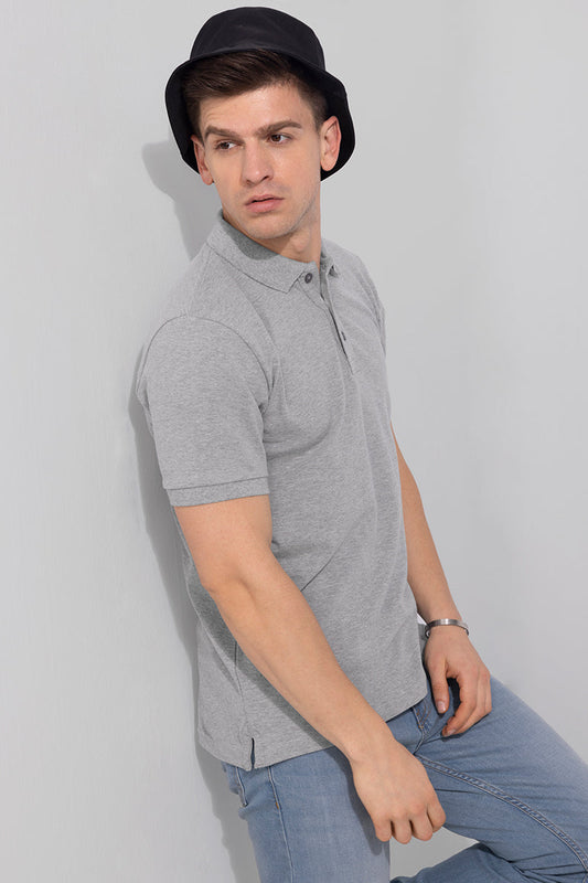 America Polo Grey T-Shirt | Relove