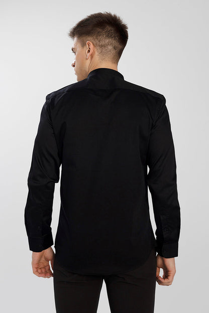 Grandiose Black Embroidery Shirt | Relove