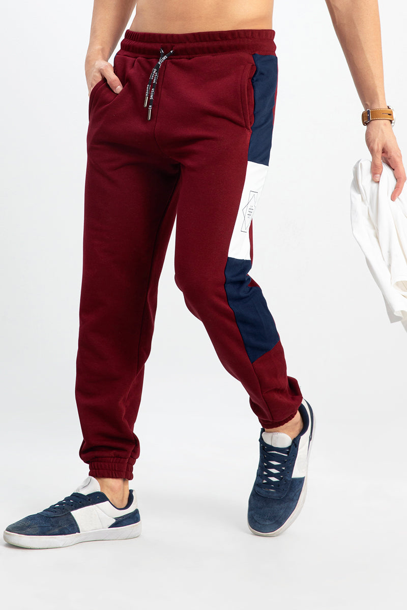 SNITCH Maroon Jogger - SNITCH