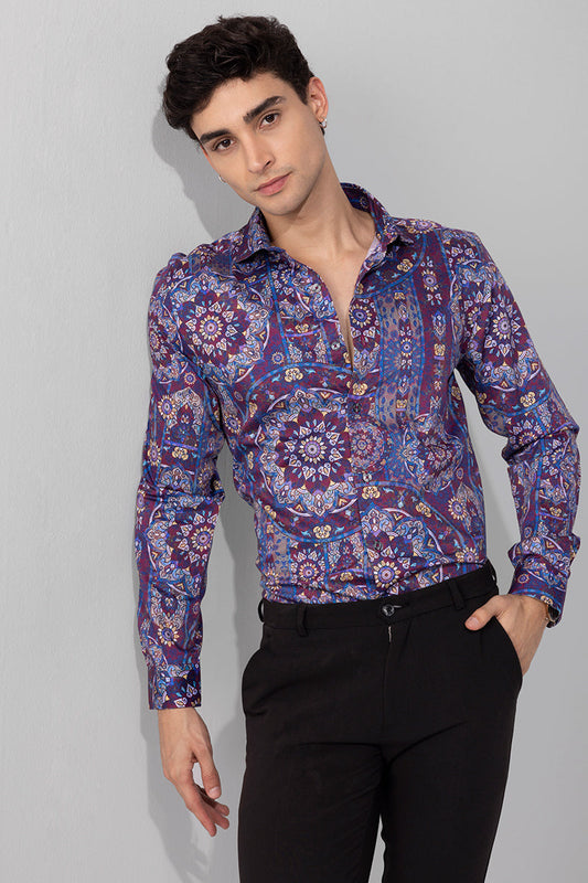 Keli Purple Shirt | Relove