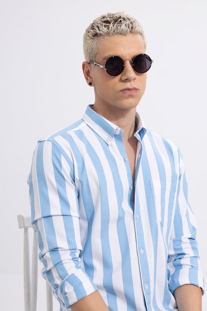 Bengal Stripe Blue Shirt | Relove
