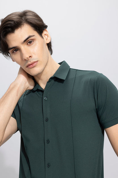 On Pleat Green Shirt | Relove