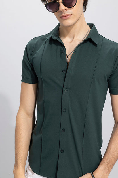 On Pleat Green Shirt | Relove