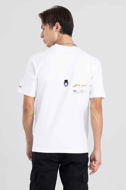 Social Korean Style White T-Shirt | Relove