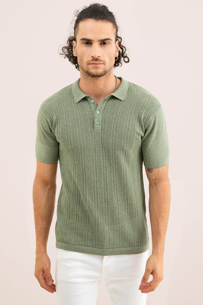 Peppy Green T-Shirt - SNITCH