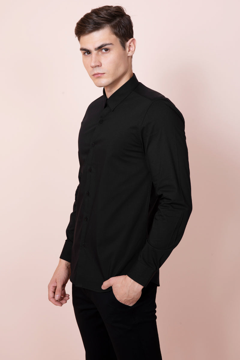 Glimmer Black Shirt - SNITCH
