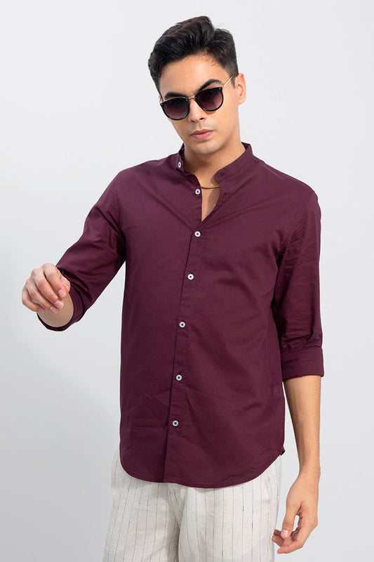 Breeze Maroon Shirt | Relove