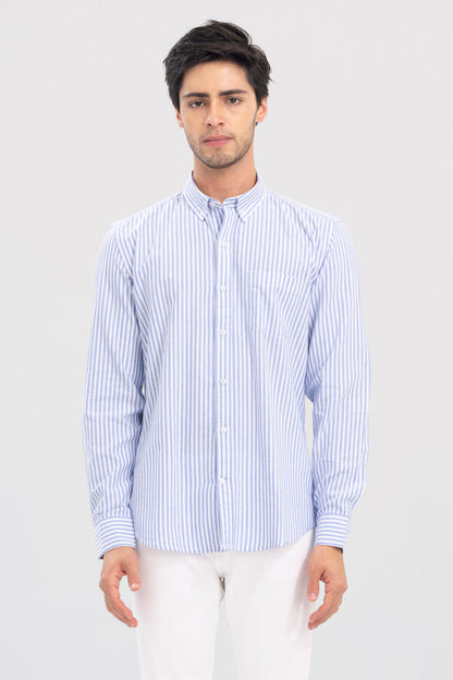 Simple Stripe Blue Shirt | Relove