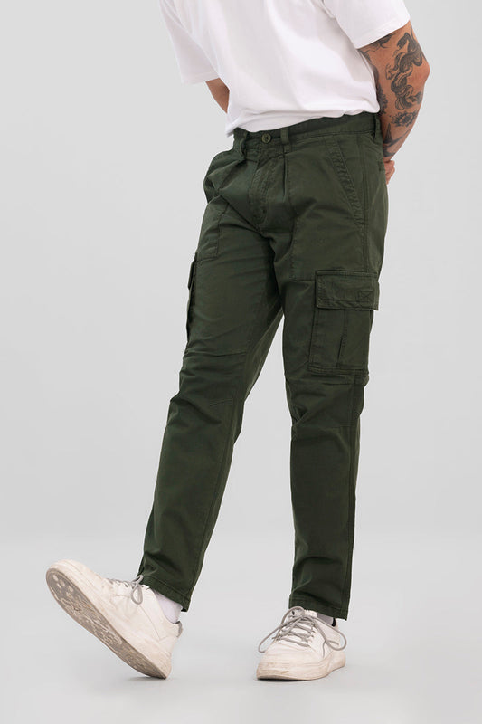 Whis Olive Tapered Cargo Pant | Relove