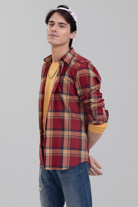 Cross Checks Red Shirt | Relove