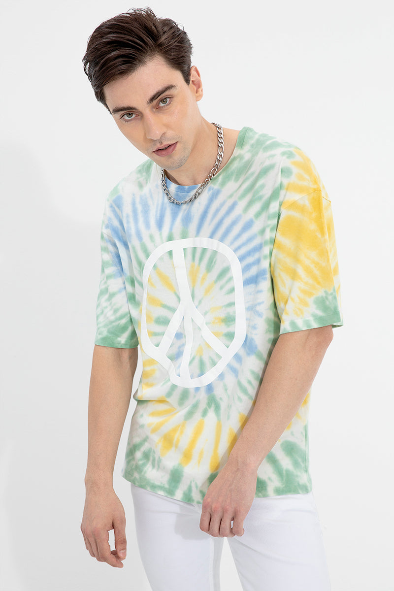 Peace Green T-Shirt - SNITCH