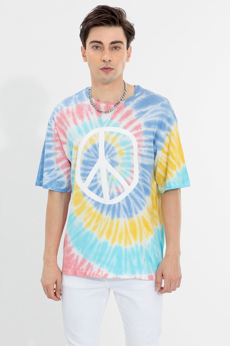 Peace Blue T-Shirt - SNITCH