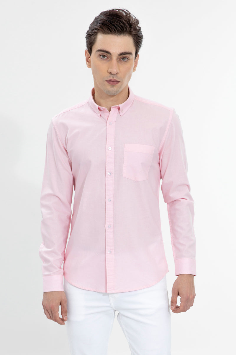 Soft-Hue Pink Shirt - SNITCH