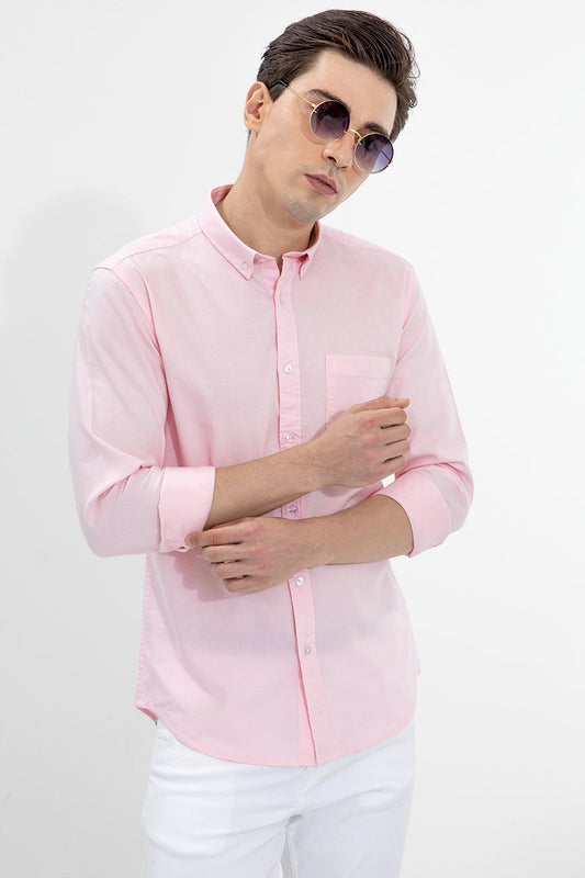 Soft-Hue Pink Shirt - SNITCH