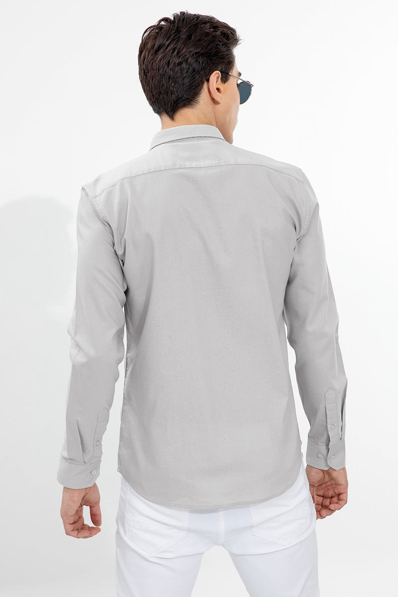 Soft-Hue Grey Shirt - SNITCH