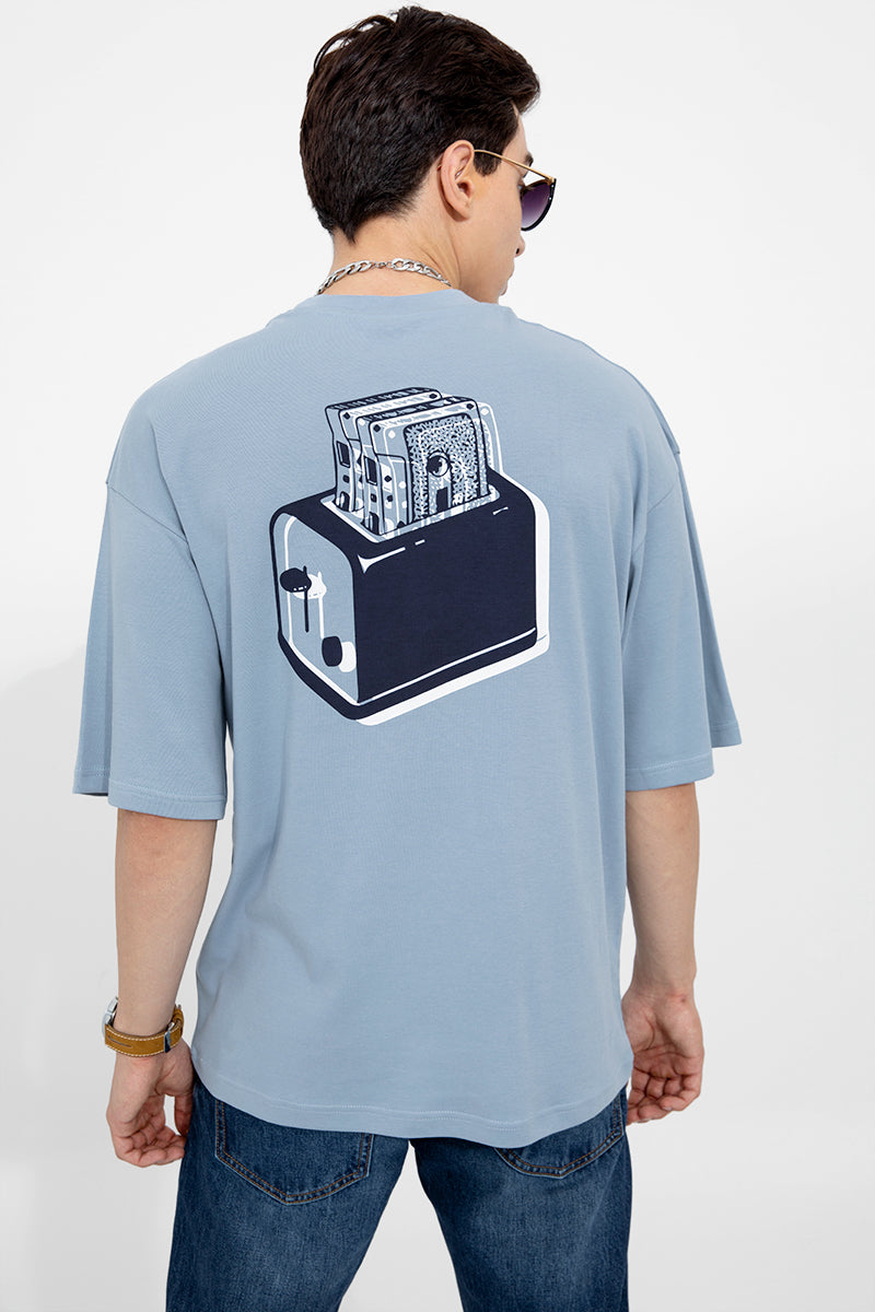 Surreal Ash Blue T-Shirt - SNITCH