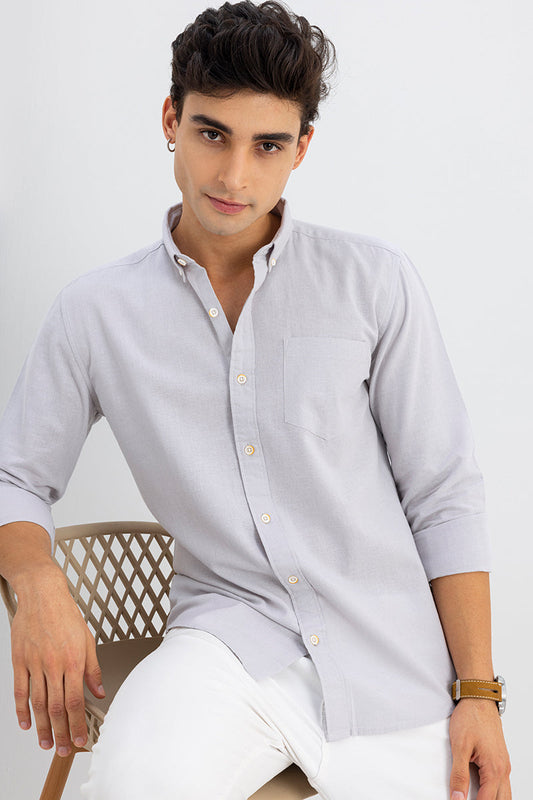 Trig Grey Linen Shirt | Relove