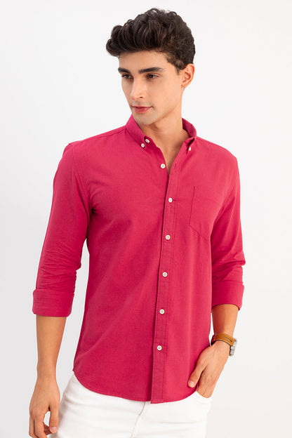 Trig Red Linen Shirt | Relove