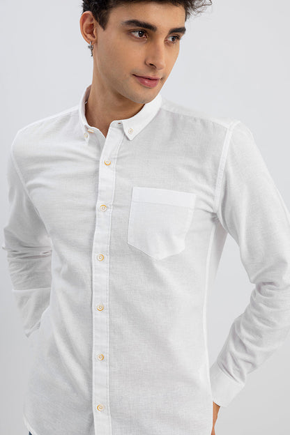 Trig White Linen Shirt | Relove