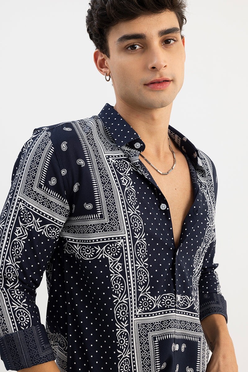 Kalakari Navy Shirt | Relove