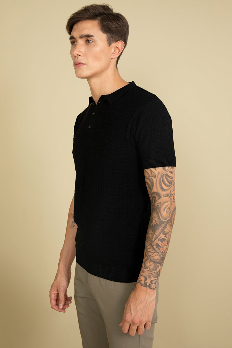 Perky Black T-Shirt - SNITCH